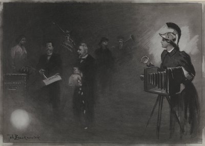 Projekt ilustracyjny w De Amsterdammer: The Speech from the Throne, 24 września. 1905 autorstwa Johan Braakensiek