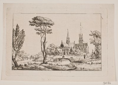 Kościół gotycki autorstwa Johan Bülow