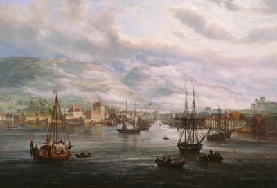 Zatoka Bergen autorstwa Johan Christian Dahl