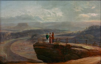 Widok z bastionu autorstwa Johan Christian Dahl
