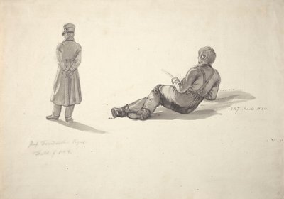 Caspar David Friedrich; rybak autorstwa Johan Christian Dahl