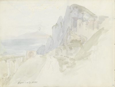 Z drogi między miastem Capri a Marina Grande autorstwa Johan Christian Dahl
