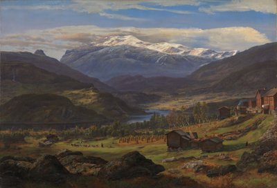 Z Hjelle w Valdres autorstwa Johan Christian Dahl