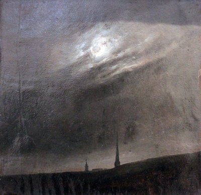 niemiecki: Mondnacht über Dresden Noc księżycowa nad Dreznem autorstwa Johan Christian Dahl
