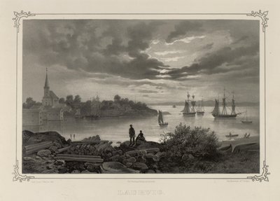 Ilustracja zaczerpnięta z książki Norway wyprodukowanej w Drawings by Asbjørnsen, P.Chr. i wydane przez Chr. Tønsberga (nr 1848) autorstwa Johan Christian Dahl