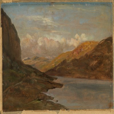 Pejzaż w Nystuen w Filefjell autorstwa Johan Christian Dahl
