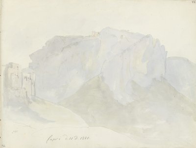 Monte Solaro widziane z Capri autorstwa Johan Christian Dahl