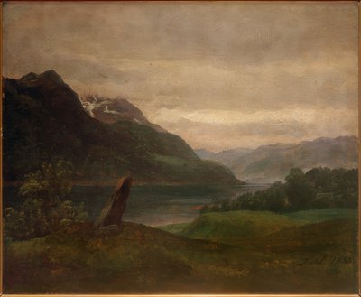 Norweski krajobraz autorstwa Johan Christian Dahl