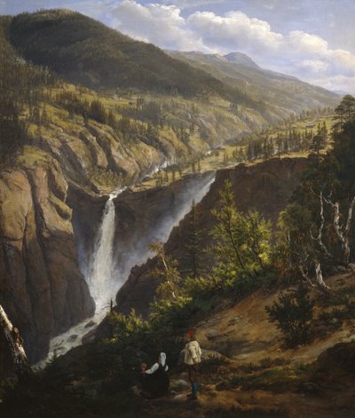 Wodospad Rjukan autorstwa Johan Christian Dahl
