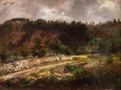Droga w pobliżu Pillnitz autorstwa Johan Christian Dahl