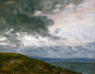 Badanie dryfujących chmur autorstwa Johan Christian Dahl