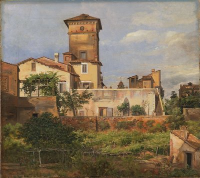 Villa Malta, Rzym autorstwa Johan Christian Dahl