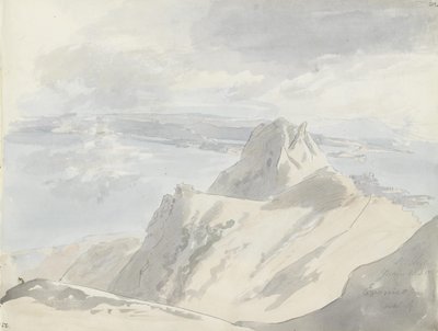 Widok na Zatokę Neapolitańską z Monte Epomeo na Ischii autorstwa Johan Christian Dahl