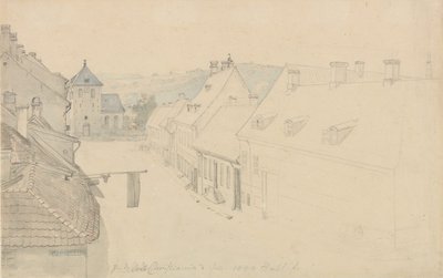Kościół Naszego Zbawiciela w Christianii widziany z Grensen autorstwa Johan Christian Dahl