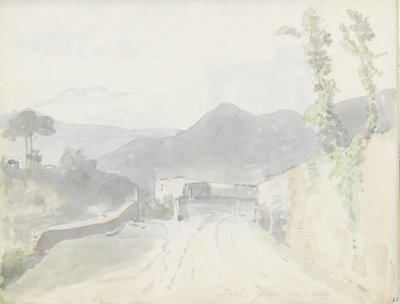 W Casamicciola na Ischii autorstwa Johan Christian Dahl