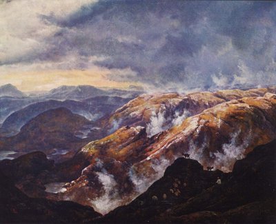 Widok z Lyshornet autorstwa Johan Christian Dahl