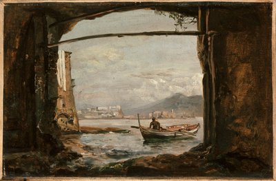 Widok z groty w pobliżu Posillipo autorstwa Johan Christian Dahl