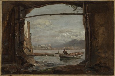 Widok z groty w pobliżu Posillipo autorstwa Johan Christian Dahl