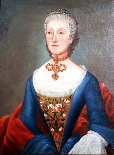 Portret Anny Elizabeth Amalie Berg (Simonsen) autorstwa Johan Christian Remin