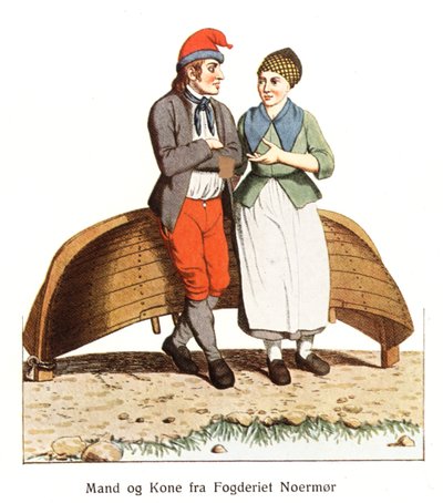 Norweskie Stroje Ludowe autorstwa Johan F. L. Dreier