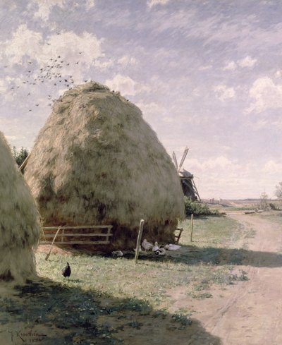 Stogi siana autorstwa Johan Fredrik Krouthen