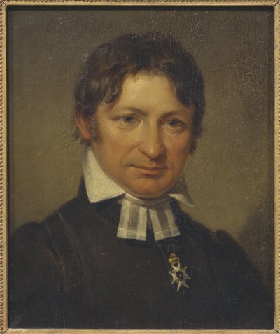 Francois Michel Franzen, fińskojęzyczny poeta i teolog - Portret Fransa Mikaela Franzena autorstwa Johan Gustaf Sandberg