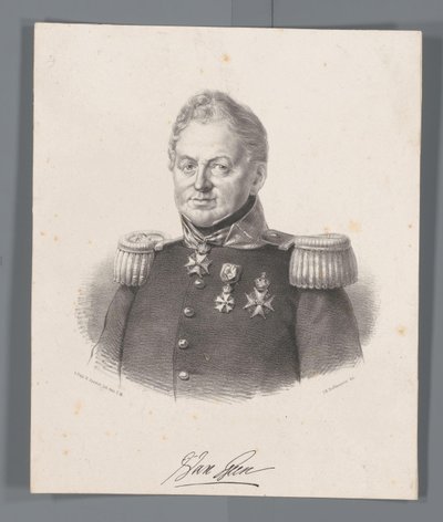 Portret barona van Geen . Josepha Jacobusa autorstwa Johan Hendrik Hoffmeister