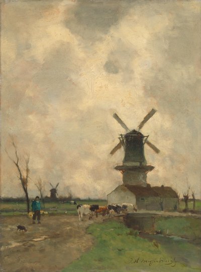 Młyn autorstwa Johan Hendrik Weissenbruch