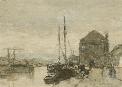Widok na Turfmarkt i Eendjespoort w Haarlem Widok na Turfmarkt z Eendjespoort w Haarlem autorstwa Johan Hendrik Weissenbruch