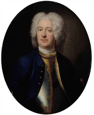 Generał dywizji Simon Jacob Wennerstedt autorstwa Johan Henrik Scheffel