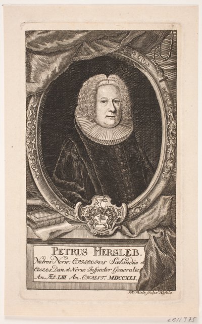 Biskup Peder Hersleb autorstwa Johan Herman Thiele