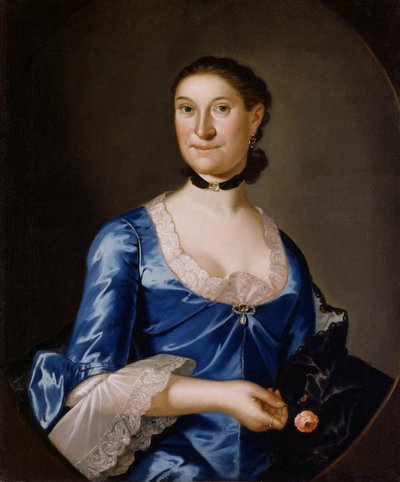 Pani Richard Brown, ca. 1760. autorstwa Johan Hesselius
