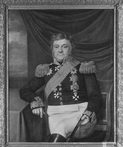 Portret Lodewijka Zygmunta Vincenta van Heidena 1773-1850, lata 30. XIX wieku autorstwa Johan Joeke Gabriël van Wicheren