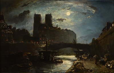 Notre-Dame de Paris autorstwa Johan Jongkind