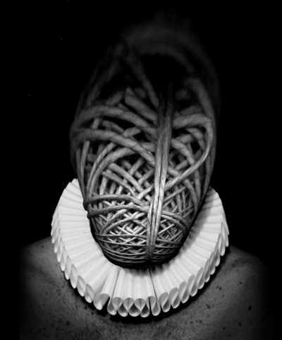 Śmierć klauna (seria), 2014 (sztuka cyfrowa fotografii) autorstwa Johan Lilja