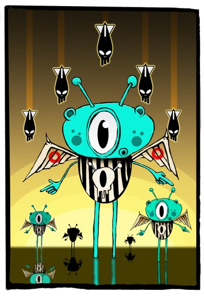 Obcy zespołowy, 2012 (ilustracja) autorstwa Johan Lilja