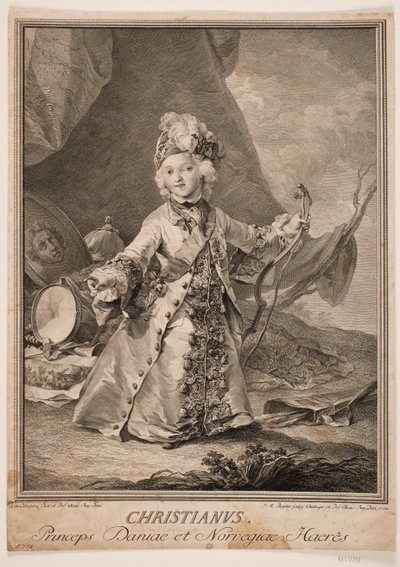 Christian VII jako dziecko autorstwa Johan Martin Preisler