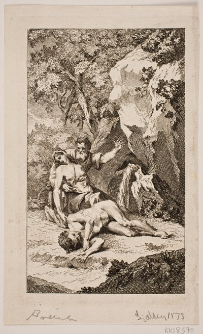 Ilustracja do „Śmierci Abla” Salomona Gessnera, 1764 r. autorstwa Johan Martin Preisler
