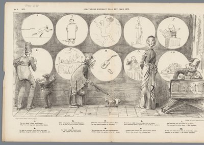 Szafka dla widzów na rok 1875 (tytuł na obiekcie) autorstwa Johan Michaël Schmidt Crans
