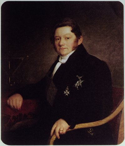 Jons Jakob Berzelius (1779-1848) 1843 autorstwa Johan Olaf Sodermark