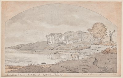 Las Asnæs, zatoka nad fiordem Kalundborg autorstwa Johan Thomas Lundbye