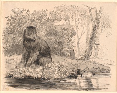 Niedźwiedź autorstwa Johan Thomas Lundbye