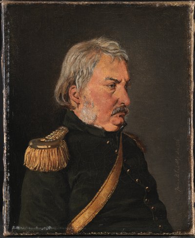 Pułkownik Joachim Theodor Lundbye, ojciec artysty autorstwa Johan Thomas Lundbye