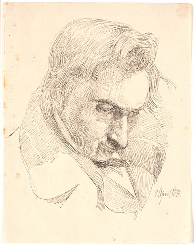 Portret jednego z braci artysty autorstwa Johan Thomas Lundbye
