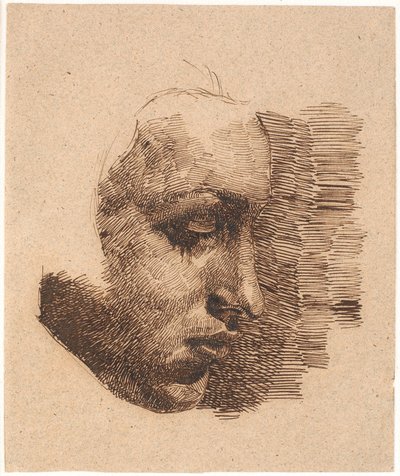 Portret profilowy autorstwa Johan Thomas Lundbye
