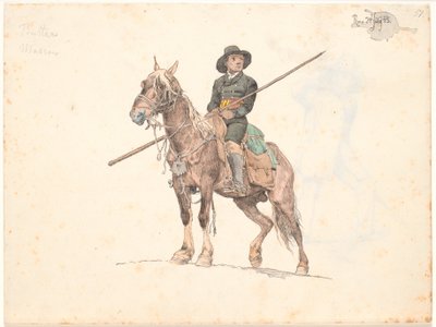 Vole Ridende autorstwa Johan Thomas Lundbye