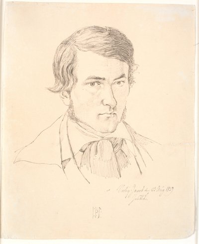 Autoportret autorstwa Johan Thomas Lundbye