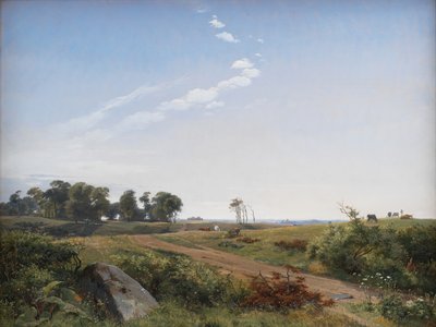 Krajobraz Zelandii. Otwarty kraj w Północnej Zelandii autorstwa Johan Thomas Lundbye