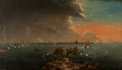 Druga bitwa rosyjsko-szwedzka pod Svensksund w dniu 10 lipca 1790 r. autorstwa Johan Tietrich Schoultz
