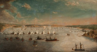 Bitwa pod Fredrikshamn w maju 1790, 1791. autorstwa Johan Tietrich Schoultz